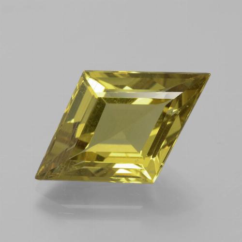 6.89캐럿 천연 갈색빛 옐로우 아파타이트, 멋진 모양, 18.8×12.2 mm, VS