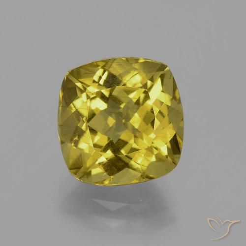 5.19ct 자연스러운 미디엄 골드 인회석, 방석, VS