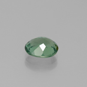 1.64캐럿 천연 그린 아파타이트, 타원형 컷, 8×7 mm, VVS-VS