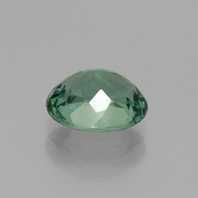 1.36캐럿 천연 그린 아파타이트, 타원형 컷, 7.6×6.3 mm, VVS-VS