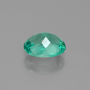 1.33캐럿 천연 그린 아파타이트, 타원형 컷, 7.9×6.2 mm, VS