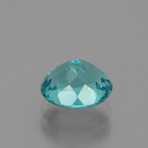 1.37캐럿 천연 그린 아파타이트, 타원형 컷, 7.1×6.2 mm, VS
