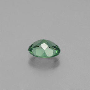 1.18캐럿 천연 블루 그린 아파타이트, 타원형 컷, 7.8×5.8 mm, VVS-VS