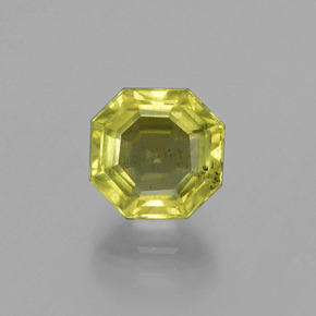 2.71캐럿 천연 라이트 그린 아파타이트, 에메랄드 컷, 8.1×7.9 mm, VS