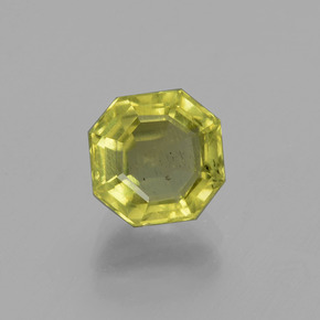 2.71캐럿 천연 라이트 그린 아파타이트, 에메랄드 컷, 8.1×7.9 mm, VS