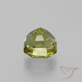 4.35캐럿 천연 Medium Light Green 인회석, 옥타곤 / 에메랄드 컷, VS