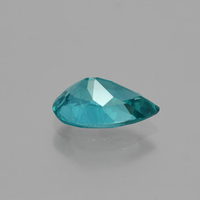 1.26캐럿 천연 블루 그린 아파타이트, 배 모양, 9.2×5.8 mm, VS