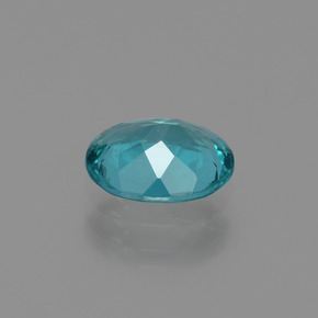 1.40캐럿 천연 그린 블루 아파타이트, 타원형 컷, 8.4×6.6 mm, VS