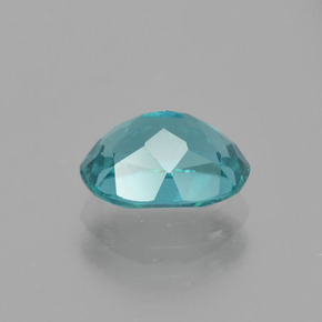 1.38캐럿 천연 그린 블루 아파타이트, 타원형 컷, 8×6.1 mm, VS