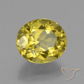 4.63캐럿 천연 갈색빛 옐로우 아파타이트, 타원형 컷, 11.2×9.7 mm, VS