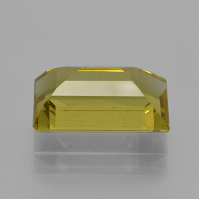 6.07캐럿 천연 미디엄 옐로우 아파타이트, 바게트, 13.8×8.3 mm, VS