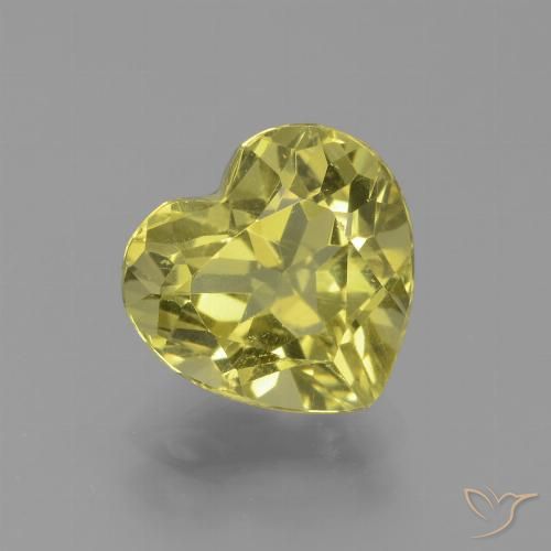 2.27ct 자연스러운 흙빛 금 인회석, 마음, VVS-VS