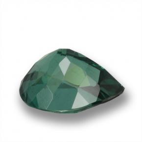 1.17캐럿 천연 블루 그린 아파타이트, 배 모양, 7.7×6.1 mm, VS