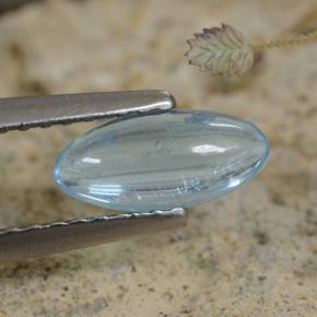 0.75캐럿 천연 라이트 청록색 아파타이트, 보석, 투명한