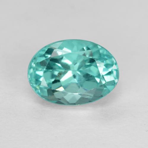 1.14캐럿 천연 틸 아파타이트, 타원형 컷, 7×5 mm, VS