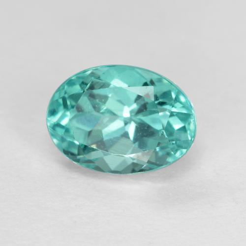 1.14캐럿 천연 틸 아파타이트, 타원형 컷, 7×5 mm, VS