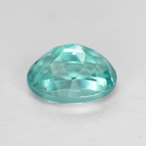 1.14캐럿 천연 틸 아파타이트, 타원형 컷, 7×5 mm, VS