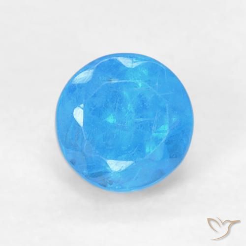 0.22ct 자연스러운 베이비 블루 인회석, 둥근, VS