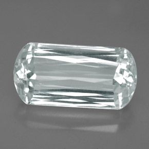 11.74캐럿 천연 라이트 그린 블루 아쿠아마린, 멋진 모양, 19.7×9.8 mm, IF