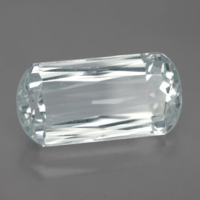 11.74캐럿 천연 라이트 그린 블루 아쿠아마린, 멋진 모양, 19.7×9.8 mm, IF