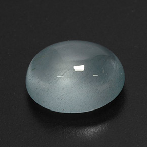 2.12캐럿 천연 라이트 그린 블루 아쿠아마린, 투명한, 8.7×7.2 mm, 투명/반투명