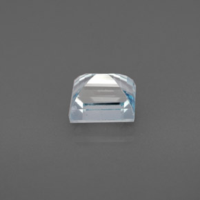 0.86캐럿 천연 라이트 블루 아쿠아마린, 바게트, 5.9×4.9 mm, VS