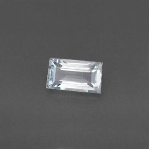 0.73캐럿 천연 라이트 블루 아쿠아마린, 바게트, 7.1×4.1 mm, VS
