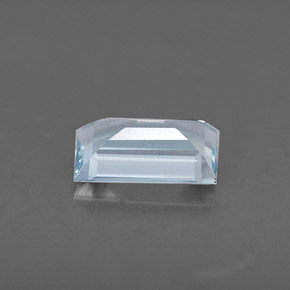 0.57캐럿 천연 라이트 블루 아쿠아마린, 바게트, 6.8×4 mm, VVS-VS