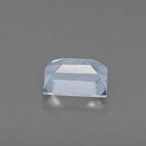 0.61캐럿 천연 라이트 블루 아쿠아마린, 바게트, 6.1×4.1 mm, VS