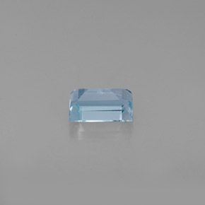0.55캐럿 천연 라이트 블루 아쿠아마린, 바게트, 5.9×4 mm, VS