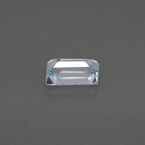 0.51캐럿 천연 라이트 블루 아쿠아마린, 바게트, 6×3.6 mm, VVS-VS