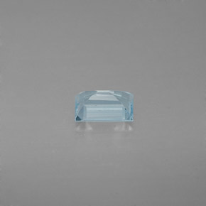 0.47캐럿 천연 라이트 블루 아쿠아마린, 바게트, 5.8×4 mm, VS