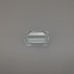 0.66캐럿 천연 라이트 블루 아쿠아마린, 바게트, 7×4 mm, VS