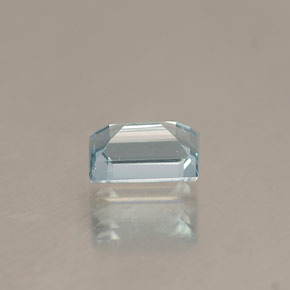0.30캐럿 천연 라이트 블루 아쿠아마린, 바게트, 4.9×3.1 mm, VVS