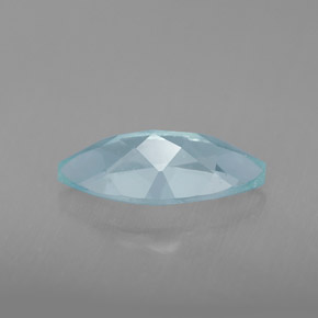 1.55캐럿 천연 라이트 블루 아쿠아마린, 마퀴즈, 12.2×6 mm, VVS-VS
