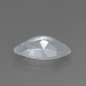 0.96캐럿 천연 라이트 블루 아쿠아마린, 마퀴즈, 10×5.1 mm, IF