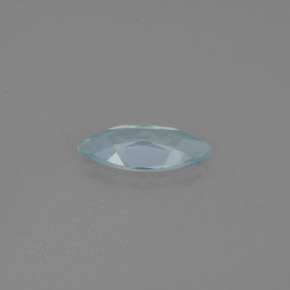 0.82캐럿 천연 라이트 블루 아쿠아마린, 마퀴즈, 10.1×5 mm, VVS-VS