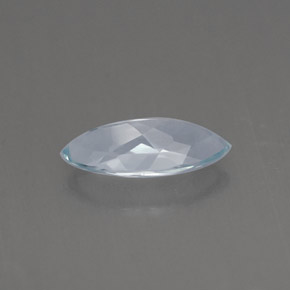 0.84캐럿 천연 라이트 블루 아쿠아마린, 마퀴즈, 9.8×4.6 mm, VVS-VS