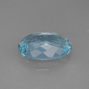 2.80캐럿 천연 라이트 블루 아쿠아마린, 타원형 컷, 11.3×7.6 mm, VS