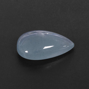 11.84캐럿 천연 라이트 블루 아쿠아마린, 투명한, 20×12.8 mm, 투명/반투명