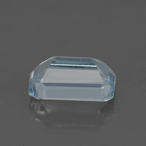 1.35캐럿 천연 라이트 블루 아쿠아마린, 에메랄드 컷, 8.4×5.4 mm, VVS