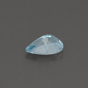 0.60캐럿 천연 라이트 블루 아쿠아마린, 배 모양, 7.1×5 mm, VS