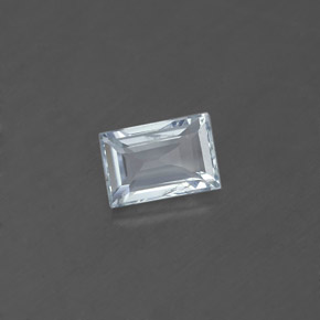 0.59캐럿 천연 라이트 블루 아쿠아마린, 바게트, 6.1×4.1 mm, VS-SI