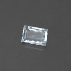 0.59캐럿 천연 라이트 블루 아쿠아마린, 바게트, 6.1×4.1 mm, VS-SI