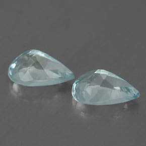 캐럿 천연 라이트 블루 아쿠아마린 보석, 배 모양, 7.1×5 mm, VVS