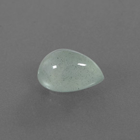 2.54캐럿 천연 라이트 블루 그린 아쿠아마린, 투명한, 10.2×7 mm, 투명/반투명