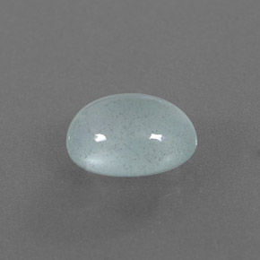 2.57캐럿 천연 라이트 블루 그린 아쿠아마린, 투명한, 9.9×7.7 mm, 투명/반투명