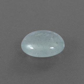 2.39캐럿 천연 라이트 블루 그린 아쿠아마린, 투명한, 10.2×8.6 mm, 투명/반투명