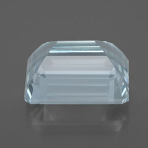 4.80캐럿 천연 라이트 블루 아쿠아마린, 에메랄드 컷, 11.4×8.7 mm, VVS