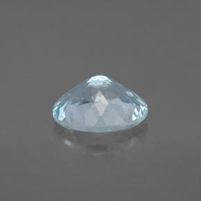 1.66캐럿 천연 라이트 그린 블루 아쿠아마린, 타원형 컷, 9.1×7.2 mm, VS